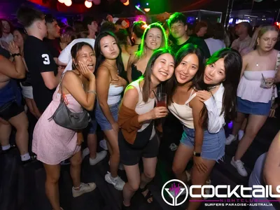 A professional photo of guests enjoying themselves at Cocktails Nightclub from our gallery.