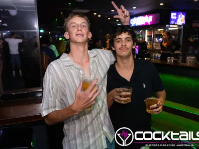 A professional photo of guests enjoying themselves at Cocktails Nightclub from our gallery.