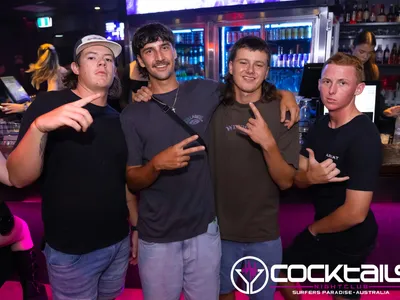 A professional photo of guests enjoying themselves at Cocktails Nightclub from our gallery.