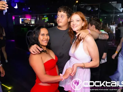 A professional photo of guests enjoying themselves at Cocktails Nightclub from our gallery.