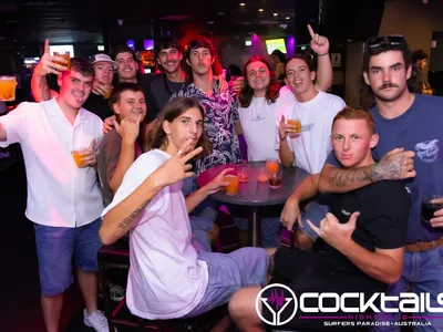 A professional photo of guests enjoying themselves at Cocktails Nightclub from our gallery.