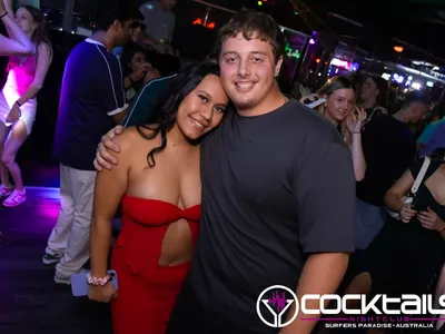 A professional photo of guests enjoying themselves at Cocktails Nightclub from our gallery.