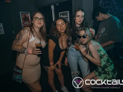 A professional photo of guests enjoying themselves at Cocktails Nightclub from our gallery.