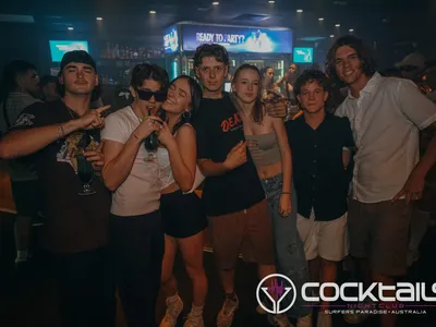 A professional photo of guests enjoying themselves at Cocktails Nightclub from our gallery.