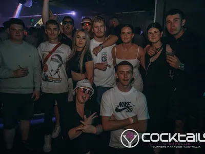 A professional photo of guests enjoying themselves at Cocktails Nightclub from our gallery.