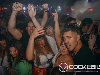 A professional photo of guests enjoying themselves at Cocktails Nightclub from our gallery.