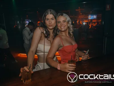 A professional photo of guests enjoying themselves at Cocktails Nightclub from our gallery.