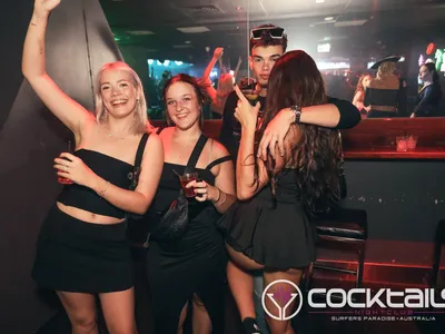 A professional photo of guests enjoying themselves at Cocktails Nightclub from our gallery.