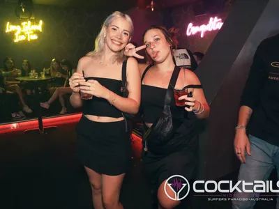 A professional photo of guests enjoying themselves at Cocktails Nightclub from our gallery.