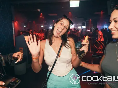 A professional photo of guests enjoying themselves at Cocktails Nightclub from our gallery.