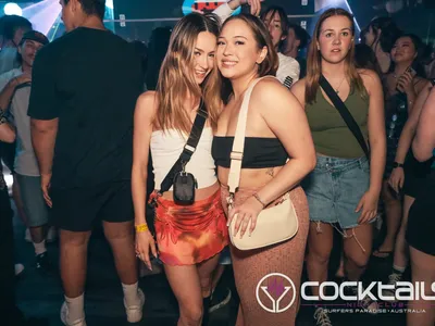 A professional photo of guests enjoying themselves at Cocktails Nightclub from our gallery.