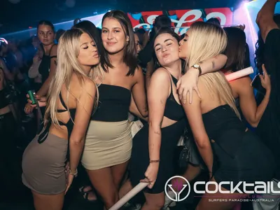 A professional photo of guests enjoying themselves at Cocktails Nightclub from our gallery.