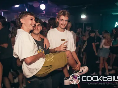 A professional photo of guests enjoying themselves at Cocktails Nightclub from our gallery.