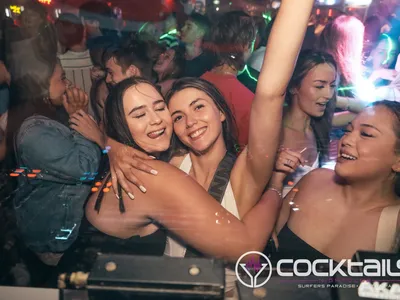 A professional photo of guests enjoying themselves at Cocktails Nightclub from our gallery.