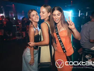 A professional photo of guests enjoying themselves at Cocktails Nightclub from our gallery.