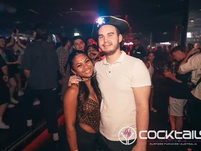 A professional photo of guests enjoying themselves at Cocktails Nightclub from our gallery.