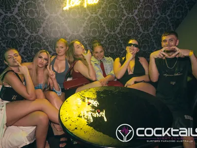 A professional photo of guests enjoying themselves at Cocktails Nightclub from our gallery.