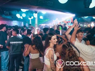 A professional photo of guests enjoying themselves at Cocktails Nightclub from our gallery.