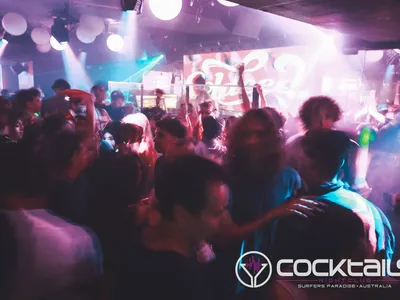 A professional photo of guests enjoying themselves at Cocktails Nightclub from our gallery.