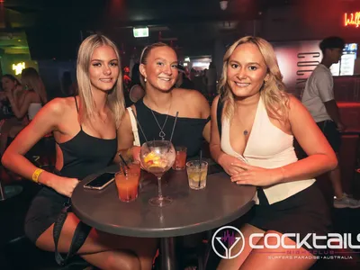 A professional photo of guests enjoying themselves at Cocktails Nightclub from our gallery.