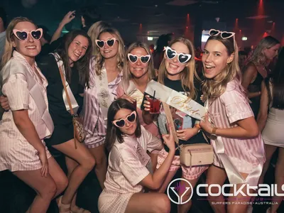 A professional photo of guests enjoying themselves at Cocktails Nightclub from our gallery.