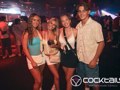 A professional photo of guests enjoying themselves at Cocktails Nightclub from our gallery.