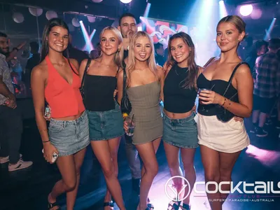 A professional photo of guests enjoying themselves at Cocktails Nightclub from our gallery.