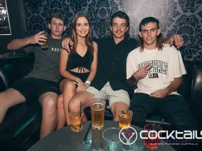 A professional photo of guests enjoying themselves at Cocktails Nightclub from our gallery.