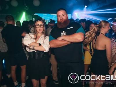 A professional photo of guests enjoying themselves at Cocktails Nightclub from our gallery.