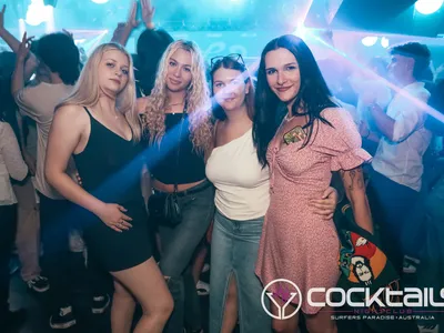 A professional photo of guests enjoying themselves at Cocktails Nightclub from our gallery.