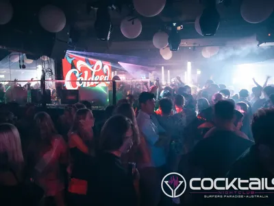 A professional photo of guests enjoying themselves at Cocktails Nightclub from our gallery.