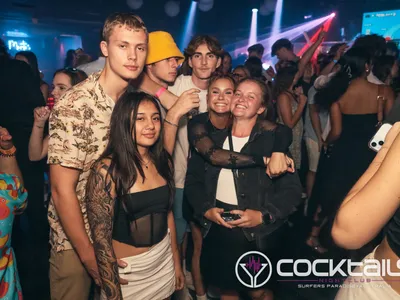 A professional photo of guests enjoying themselves at Cocktails Nightclub from our gallery.