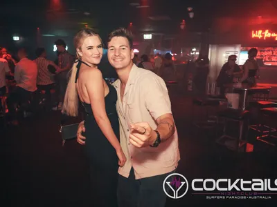 A professional photo of guests enjoying themselves at Cocktails Nightclub from our gallery.