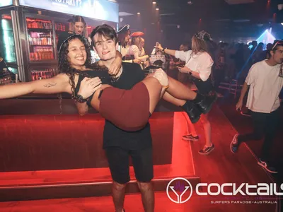 A professional photo of guests enjoying themselves at Cocktails Nightclub from our gallery.