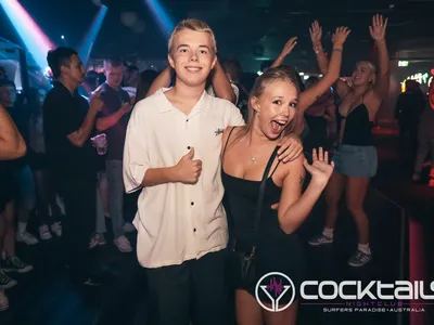 A professional photo of guests enjoying themselves at Cocktails Nightclub from our gallery.