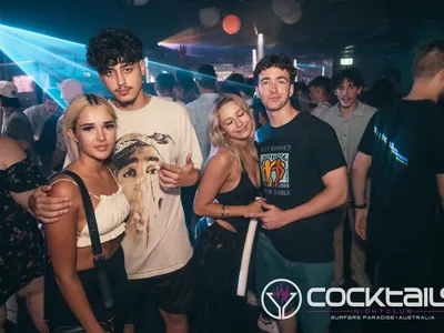 A professional photo of guests enjoying themselves at Cocktails Nightclub from our gallery.