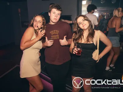 A professional photo of guests enjoying themselves at Cocktails Nightclub from our gallery.