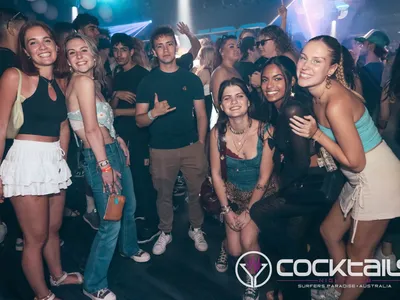 A professional photo of guests enjoying themselves at Cocktails Nightclub from our gallery.