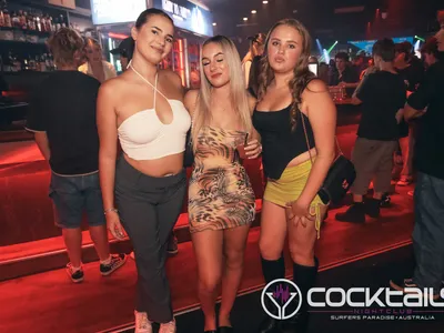 A professional photo of guests enjoying themselves at Cocktails Nightclub from our gallery.