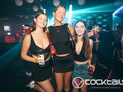 A professional photo of guests enjoying themselves at Cocktails Nightclub from our gallery.