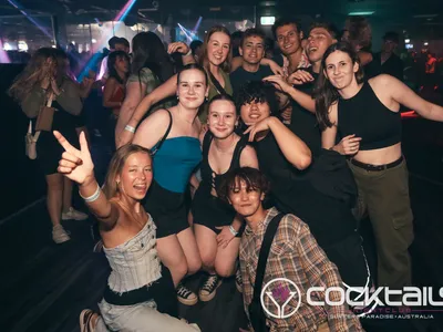 A professional photo of guests enjoying themselves at Cocktails Nightclub from our gallery.