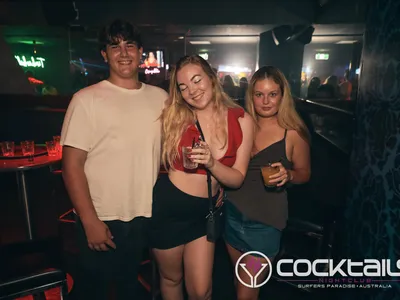 A professional photo of guests enjoying themselves at Cocktails Nightclub from our gallery.