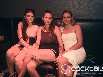 A professional photo of guests enjoying themselves at Cocktails Nightclub from our gallery.