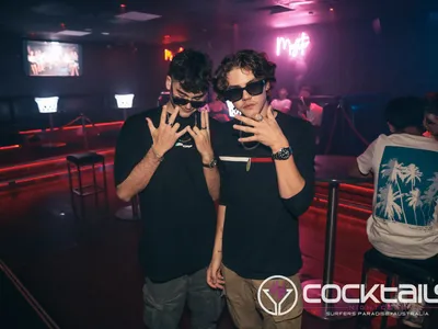 A professional photo of guests enjoying themselves at Cocktails Nightclub from our gallery.