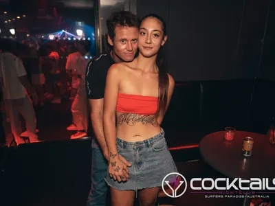 A professional photo of guests enjoying themselves at Cocktails Nightclub from our gallery.