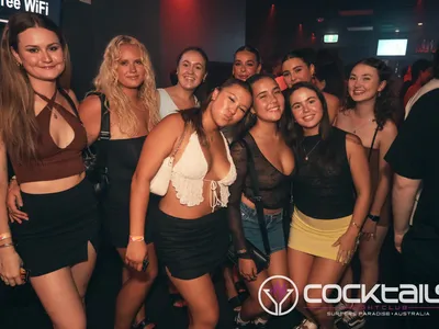 A professional photo of guests enjoying themselves at Cocktails Nightclub from our gallery.