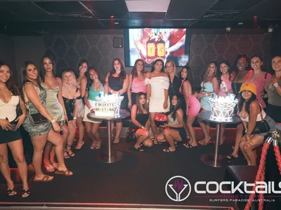 A professional photo of guests enjoying themselves at Cocktails Nightclub from our gallery.