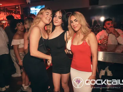 A professional photo of guests enjoying themselves at Cocktails Nightclub from our gallery.