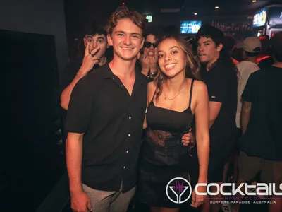 A professional photo of guests enjoying themselves at Cocktails Nightclub from our gallery.