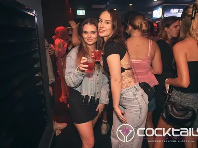 A professional photo of guests enjoying themselves at Cocktails Nightclub from our gallery.